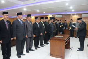 Safrial Lantik 13 Pejabat Eselon II, Ini Daftar Namanya