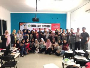 Mahasiswa STISIP NH Antusias Mengikuti Kuliah Umum Jurnalisme TV Bersama Wartawan GTV Jakarta