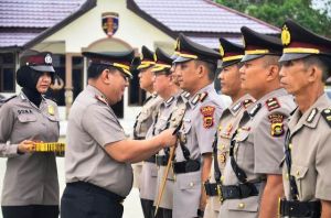 Penyegaran di Tubuh Polres Tanjabbar, Empat Perwira Berganti