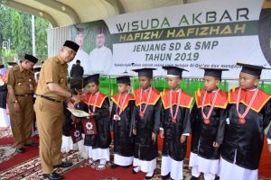 Wali Kota Fasha Wisuda Ribuan Penghafal Cilik Al-Quran