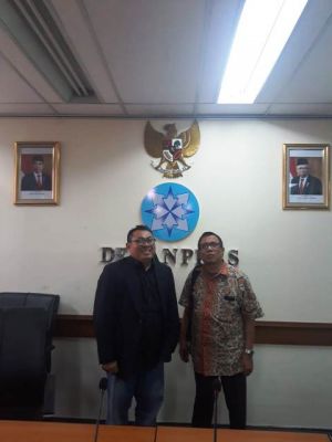 Bicara Perihal Konstituen, Ketum SMSI Silaturahmi ke DP