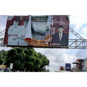 Baliho Diturunkan di Kota Jambi, Relawan Safrial Bereaksi Ajak Kembali Berpolitik Santun