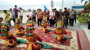 Danrem 042 Gapu Bersama Unsur Forkopimda Sambut Kajati Jambi yang Baru