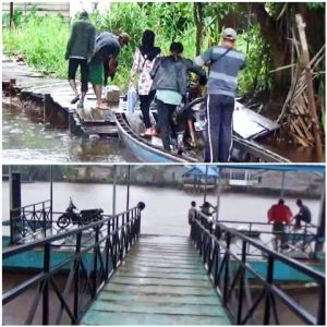 Tak Bisa Digunakan, Warga Betara Sebut Pembangunan Jembatan Senilai Rp1,9 Miliar Sia-sia