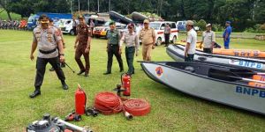 Masuki Musim Penghujan Yang Disertai Angin Kencang, Pasukan Siaga Bencana di Tanjabtim Disiapkan