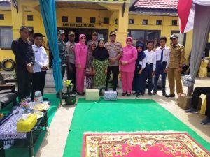 Kapolres Tanjabtim Beserta Rombongan Melakukan Kunker Di Kecamatan Sadu