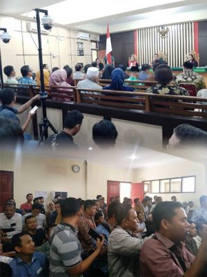 Pengunjung Sidang Membludak Gara Gara 23 Saksi Dihadirkan di Sidang Effendi Dkk
