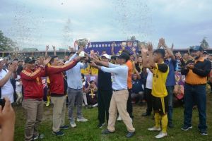 Tutup Gubernur Cup 2020, Fachrori Harap Pembinaan Sepak Bola Jambi Terus Meningkat