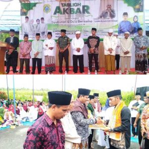Tabligh Akbar Kecamatan Kuala Jambi Berlangsung Khidmat