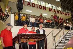 Presiden Jokowi Resmikan Renovasi dan Pengembangan Stadion Manahan Solo