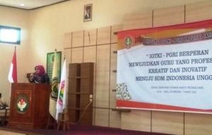 Bunda PAUD Provinsi Jambi Rahima Fachrori Buka Konfrensi IGTK
