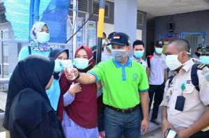 AKBP Guntur Pimpin Satgas Anti Virus Corona, Cek Kapal Asal Batam di Perairan Kualatungkal