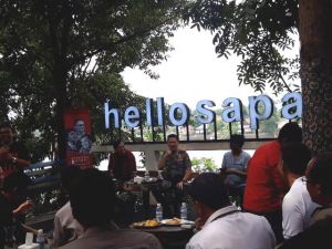 Bersama Kapolda Jambi dan Ketua DPRD, Adian Napitupulu Hadir di Diskusi Kebangsaan dengan Pena 98