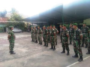 Prajurit Kodim 0716/Demak Rutin Laksanakan Pemeliharaan Pangkalan