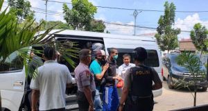 Napi Teroris Pembakaran Polres Dhamasraya Diserahkan ke Lapas II B Tebo