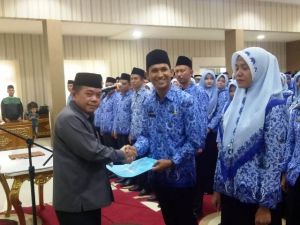 Terima SK dari Bupati Merangin, 234 CPNS 2018 Resmi Jadi PNS