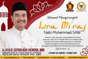 Hari Isra Mi'raj, SAH : Mari Jadikan Sholat Sebagai Parameter Amal Ibadah
