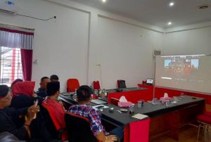 Sikapi Corona, PDI Perjuangan Provinsi Jambi Teleconference bersama DPP