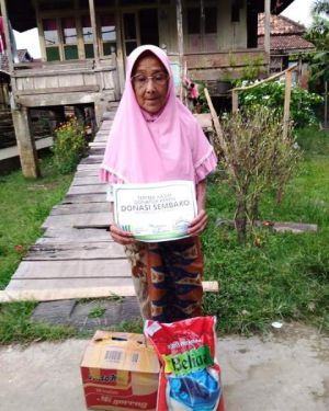 Luar biasa, Dapat Bantuan: Sembako ini Buatmu Saja