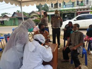 Antisipasi Penyebaran Corona, Wadirlantas Polda Jambi Pantau Pembatasan Masuk ke Kota Jambi