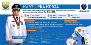 Pemprov Jambi Dan Disnaker Buka Pendaftaran Peserta Kartu Pra-Kerja