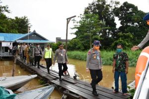 Kapolda Jambi Sisir Wilayah Perairan hingga ke Dermaga Kuala Tungkal