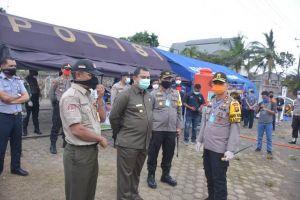 Kapolda Cek Kesiapan Posko Covid-19 di Perbatasan Jambi-Sumbar