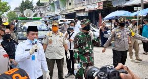  Keliling Bangko, H Al Haris Minta Warganya Pakai Masker