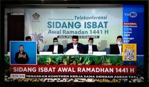 1 Ramadan Jatuh pada Jumat 24 April 2020