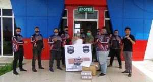 JMO Perduli, Bagikan APD ke Petugas Medis di RSUD Suryah Khairuddin Tanjabbar