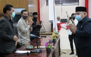 Hadiri Paripurna ke-4 Pembahasan LKPJ Tahun 2019, Bupati Ucapkan Terima Kasih