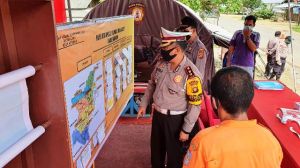Ditlantas Polda Jambi Pantau Pam Operasi Ketupat Siginjai 2020 di Wilayah Perbatasan