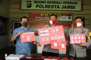 Ungkap 7 Kasus di Mei, 282,3 Gram Narkotika Diamankan Polresta Jambi dan Tangkap Bandar