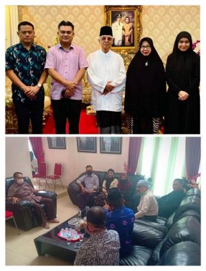 Sambangi Sejumlah Mantan Bupati, Ratu Sowan ke Madjid Muaz dan Usman Ermulan