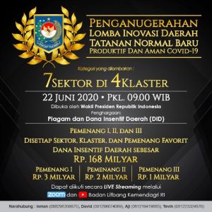 Fachrori Akan Terima Penghargaan Inovasi Daerah Dari Wapres