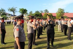 54 Personel Polresta Jambi Naik Pangkat, Ini Pesan Kombes Pol Cristian