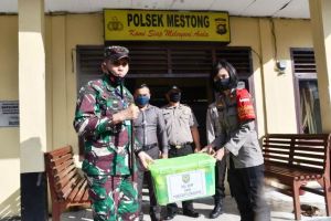 Mendadak Singgah ke Mapolsek Mestong, Ini yang Dilakukan Pangdam II Sriwijaya 