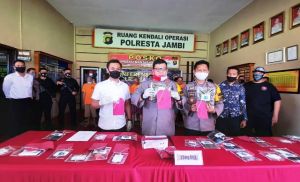 10 Hari Berturut, Polresta Jambi Ciduk 24 TSK Dari 13 Kasus Dugaan Tindak Pidana Narkotika