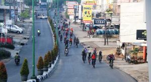 Sinergitas TNI/Polri di Jambi, Gowes Bersama Berantas Narkoba