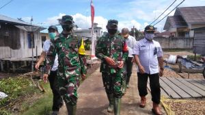 TMMD 108 Kodim Tanjab Bangun Jalan, Sekdes: Jawaban Atas Impian Warga Desa Labuhan Pering