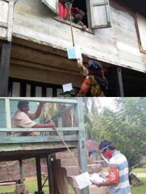 Proses Coklit, PPDP Di Bungo Dapat Data Warga Lewat Sapu Ijuk dan Galah