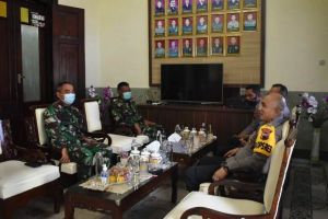 Pererat Tali Silahturahmi Dandim 0716/Demak Terima Kunjungan Kapolres Demak