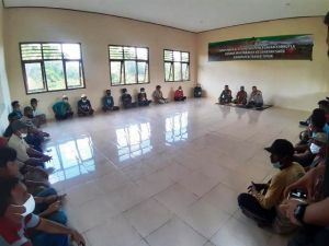 Dansatgas TMMD Kodim Tanjab Ingatkan Warga Untuk Tidak Melakukan Pembakaran Lahan