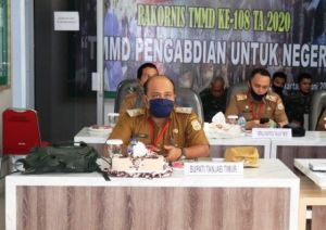 Berlangsung Sukses TMMD ke-108 Kodim Tanjab, Wakil Bupati Berharap Warga Dapat Menjaga