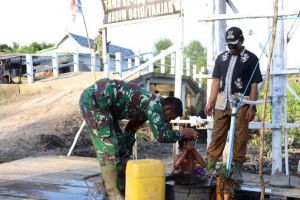 Sumur Bor TMMD Sudah Dapat Dinikmati Warga Labuhan Pering