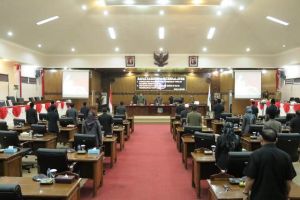 DPRD Tanjabbar Rapat Paripurna Usulan RAPERDA Inisiatif Dewan dan Penyampaian Hasil Reses