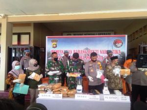 Polresta Jambi Lakukan Pemusnahan Ribuan Gram Sabu, Ganja dan Pil Ekstasi