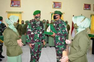 Dandim 0716/Demak Pimpin Korps Raport Pindah Satuan dan Serah Terima Jabatan Danramil