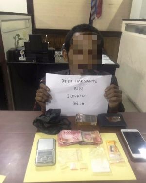 Polda Jambi Bekuk Pengedar Sabu di Mendalo Darat