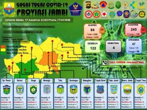 20 Kasus Baru Di Provinsi Jambi Hari Ini, Terbanyak Kabupaten Batanghari